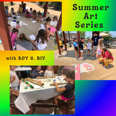 Summer Art Series with ROY G. BIV