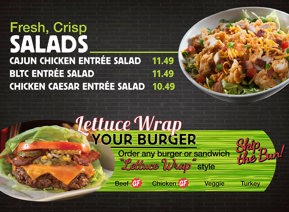 Slider Menu Salads