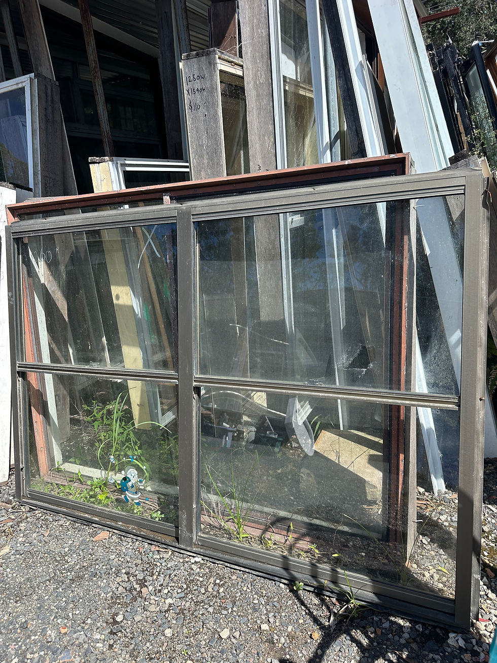 Bronze Aluminium Sash Window