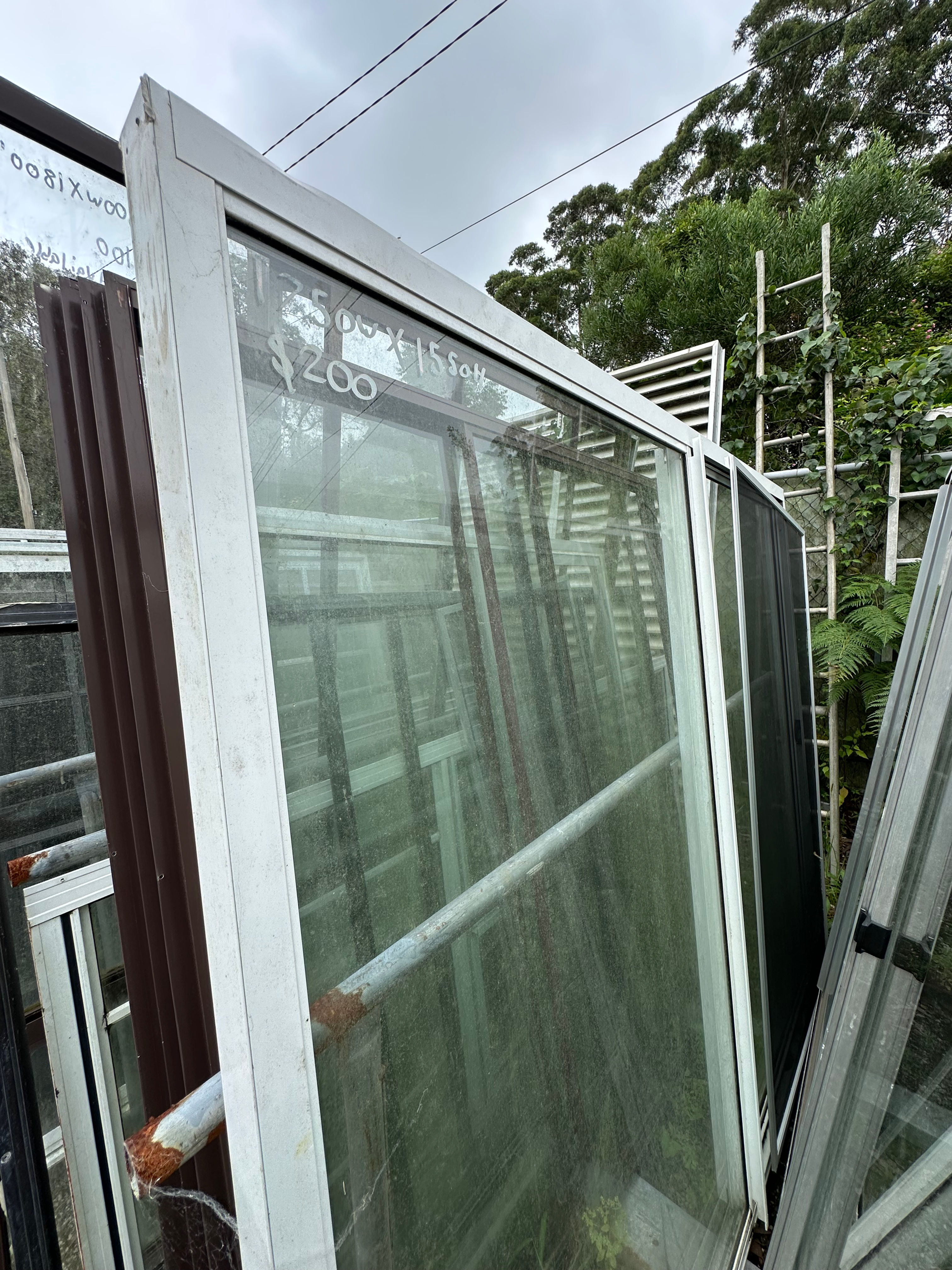 White Aluminium Sliding Window