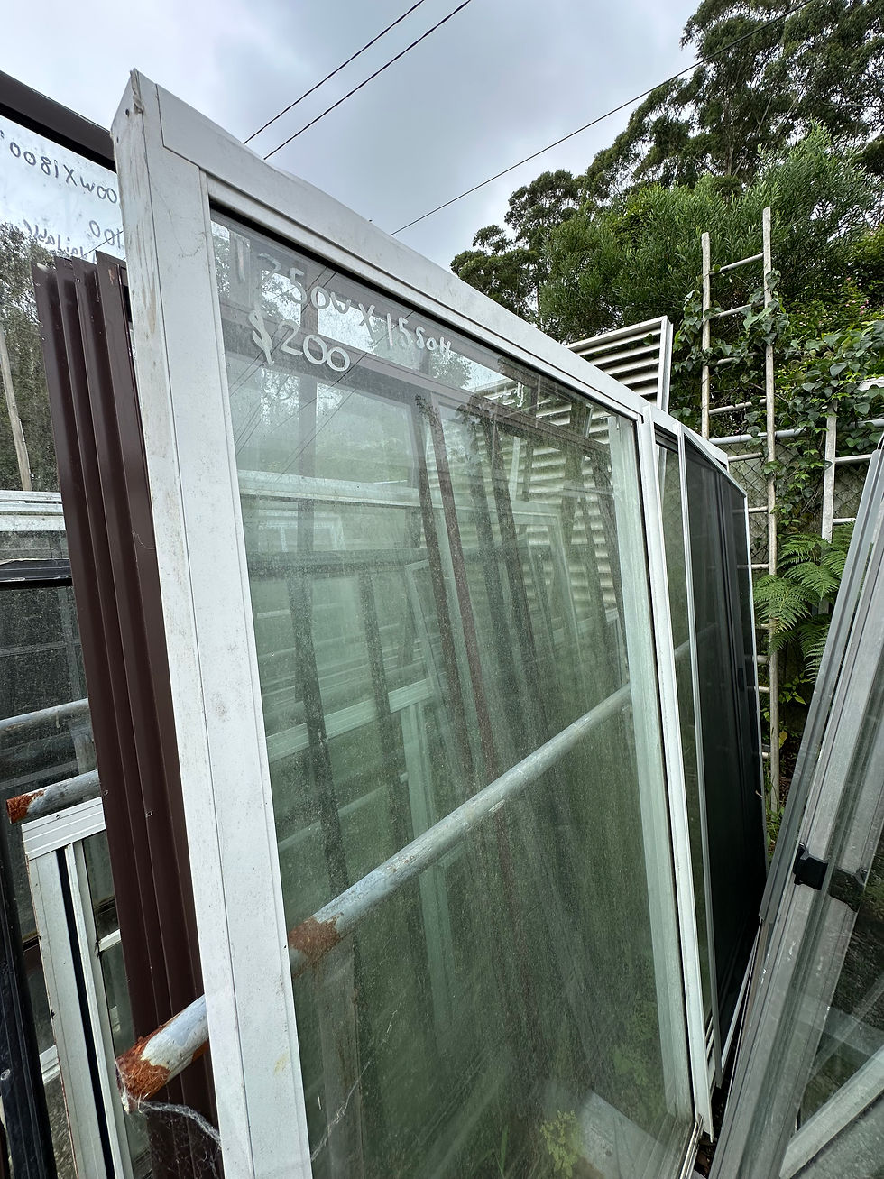 White Aluminium Sliding Window