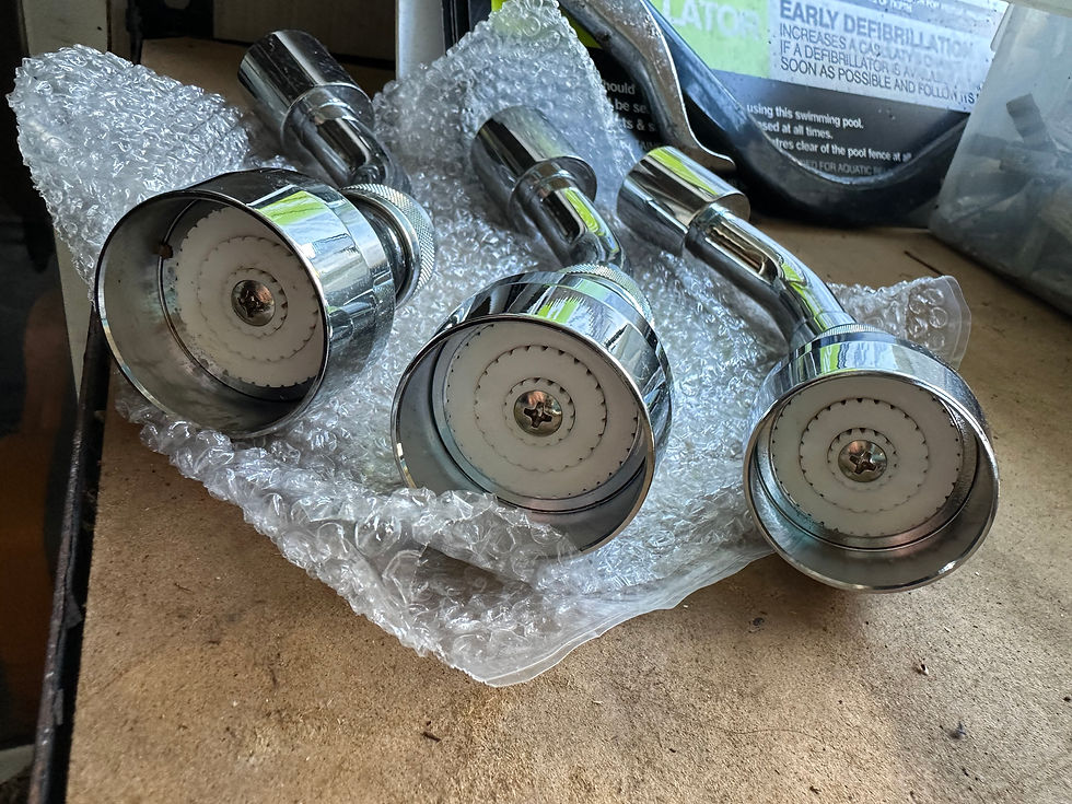 Thumbnail: NEW Chrome Shower Heads 