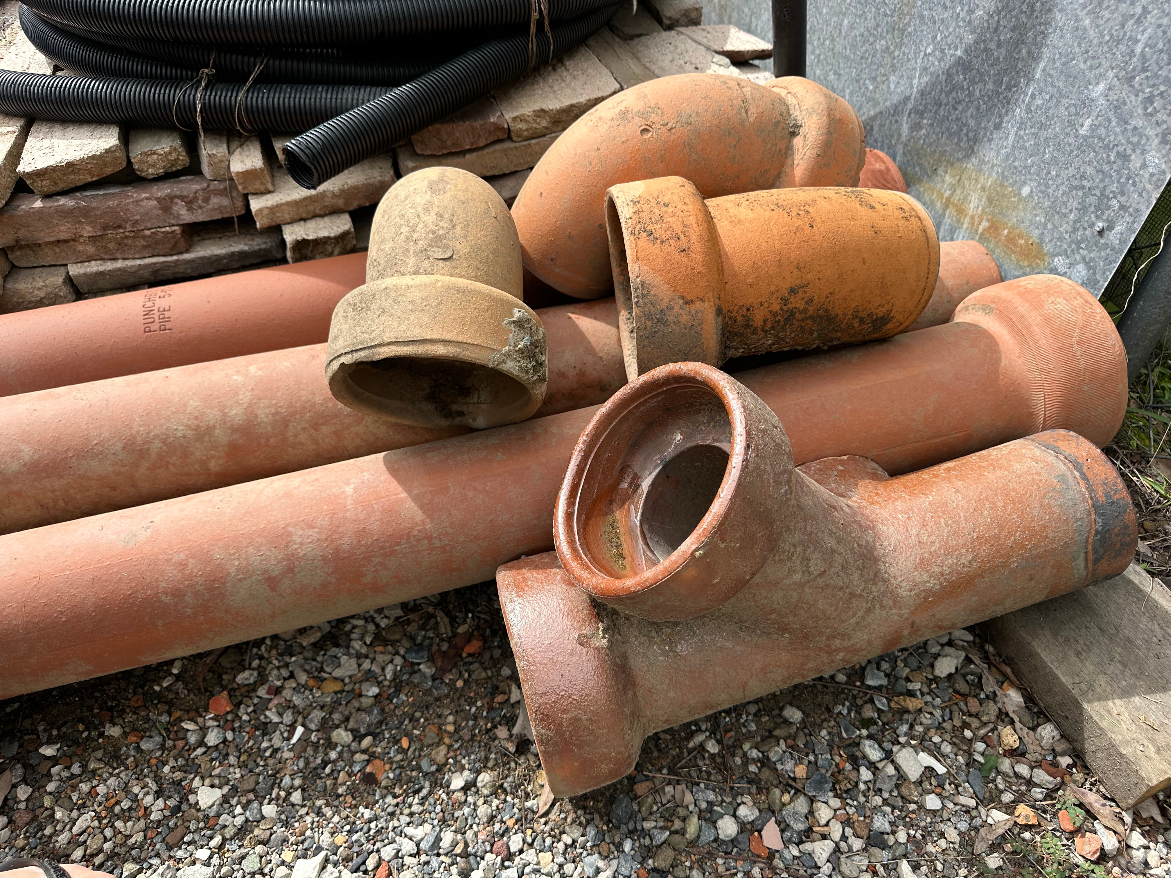 Terracotta Pipe Sections & Bends