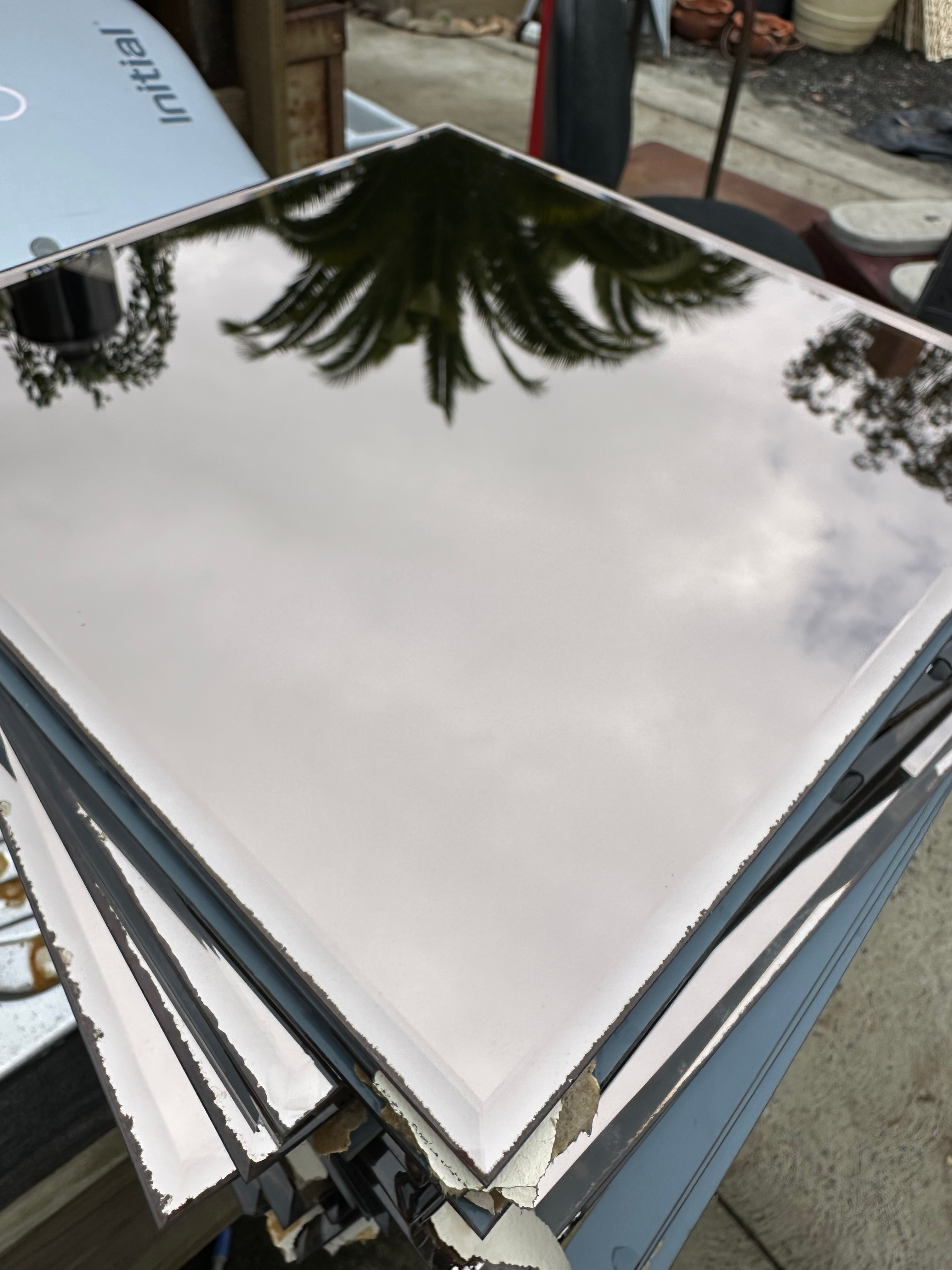 Rose Gold Mirror Squares