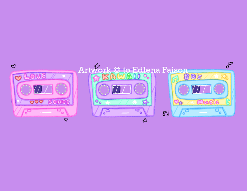Kawaii Cassette Tapes