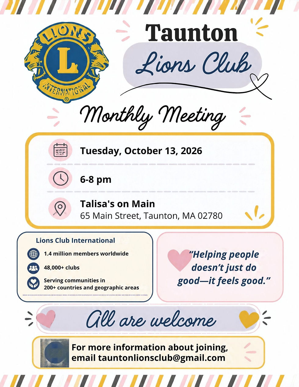 Taunton Lions Club Meeting