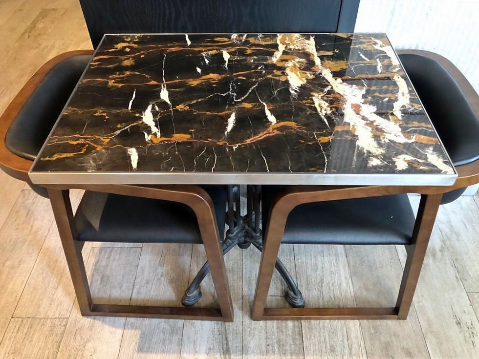 Custom marble table