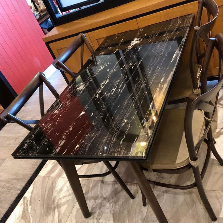 Custom stone table