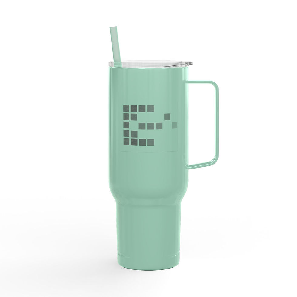 Miniatura: Engraved 40oz Insulated Tumbler with Lid — The Nuclear Alternative Project Logo