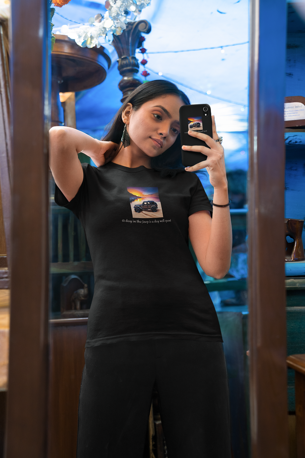 A Day In A 4X4 Is A Day Well Spent Women's Graphic Tee