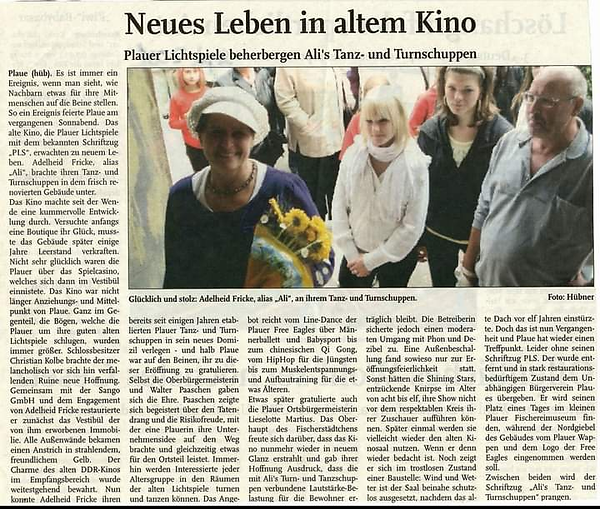 Eröffnung von der Tanzschule in Plaue