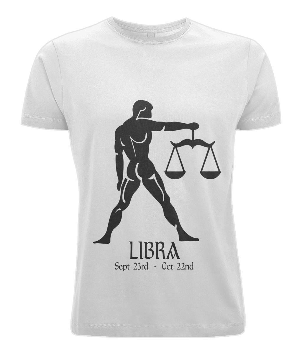 Libra Unisex T-Shirt in white