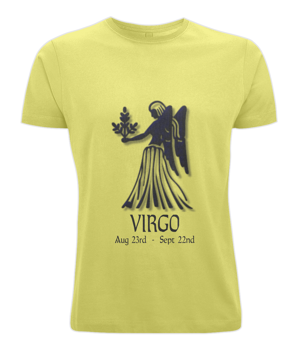Virgo Unisex T-Shirt in Yellow