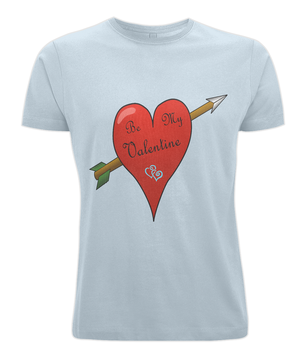 Thumbnail: Be My Valentine Unisex T-Shirt in light blue