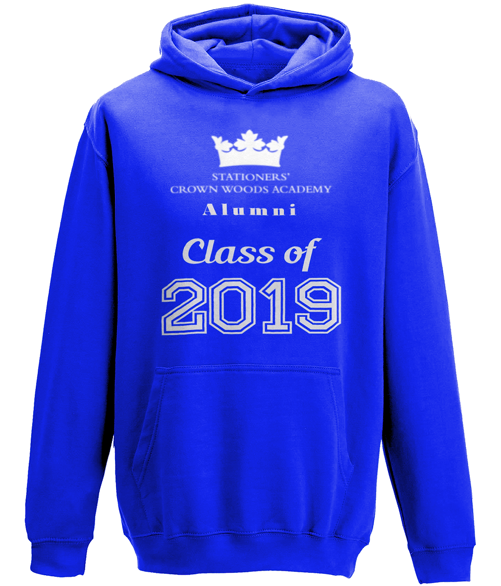 Thumbnail: Class of (Add Your School & Year) Adult Hoodie in royal
