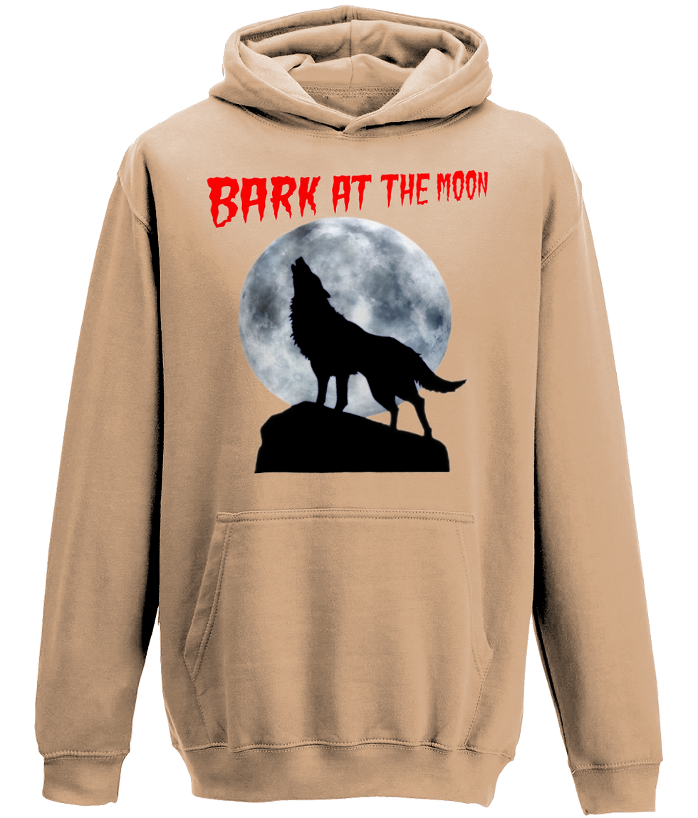 Thumbnail: Bark at the Moon Adult Hoodie in nude