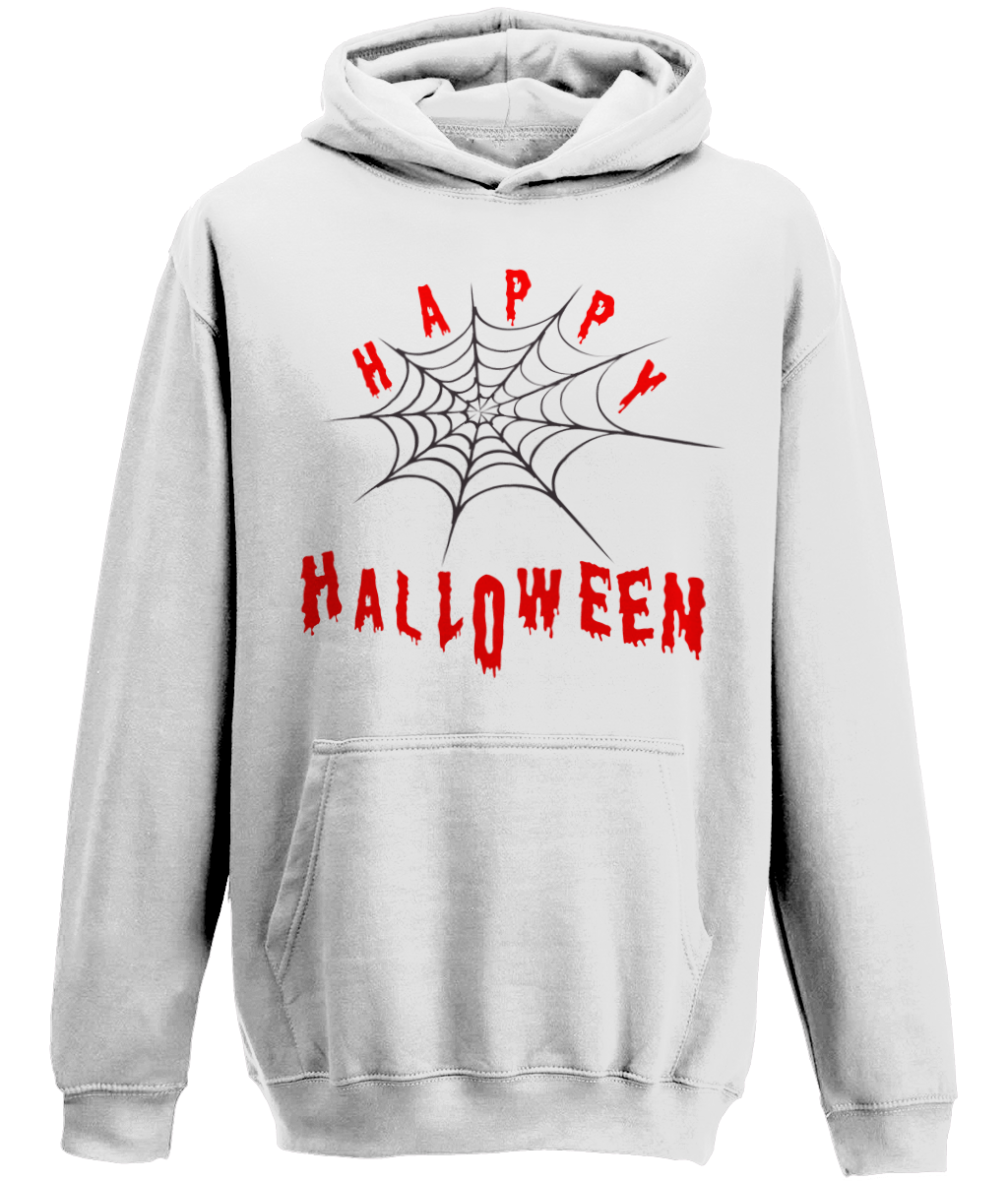 Happy Halloween No2 Hoodie in arctic white