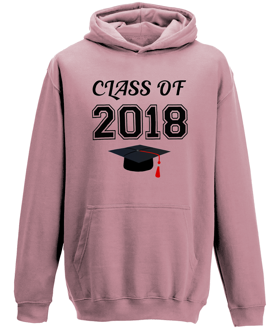 Thumbnail: Class of (Add Your Own Year) Adult Hoodie in dusty pink