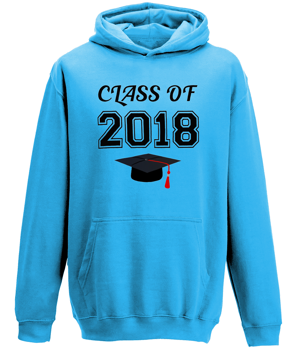 Thumbnail: Class of (Add Your Own Year) Adult Hoodie in sapphire blue
