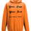 Thumbnail: You Own Logo & Text Adult Hoodie in orange crush