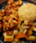 Hibachi Shrimp & Teriyaki Chicken 