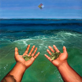 Jorge Miyagui, ofrenda, mar