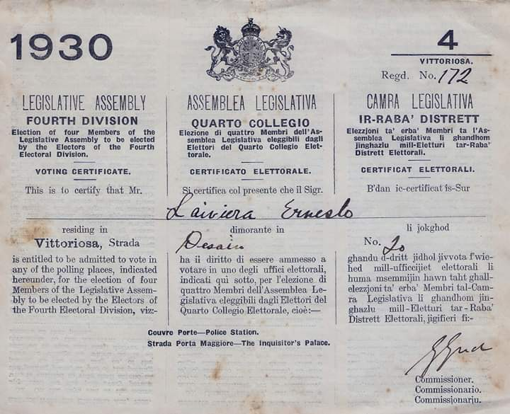 Official Government Document Presented in 3 Languages