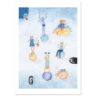 Blue cat and Friends