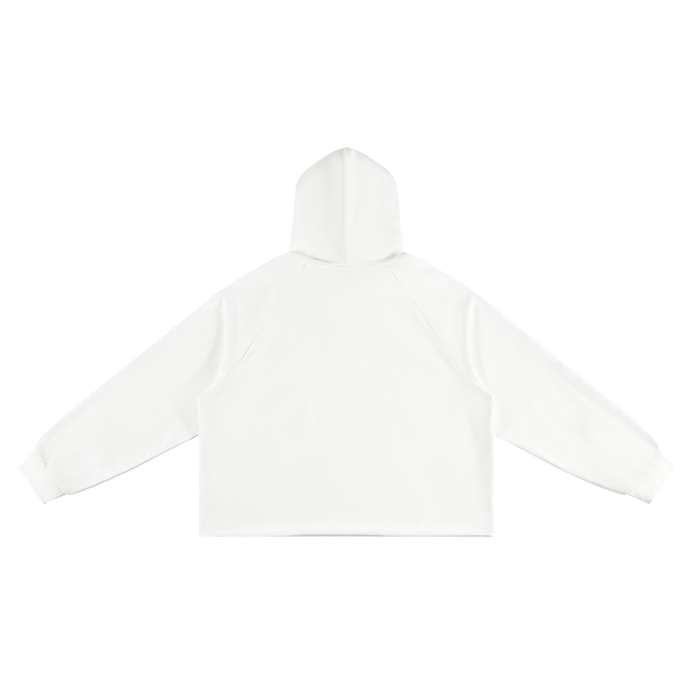 Thumbnail: Unisex Vintage Wash Raw Edge Boxy Hoodie