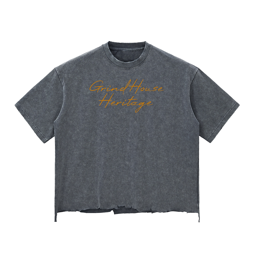 Thumbnail: Snow Wash Raw-Hem Boxy T-shirt