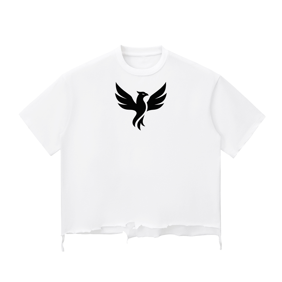 Thumbnail: Snow Wash Raw-Hem Boxy T-shirt