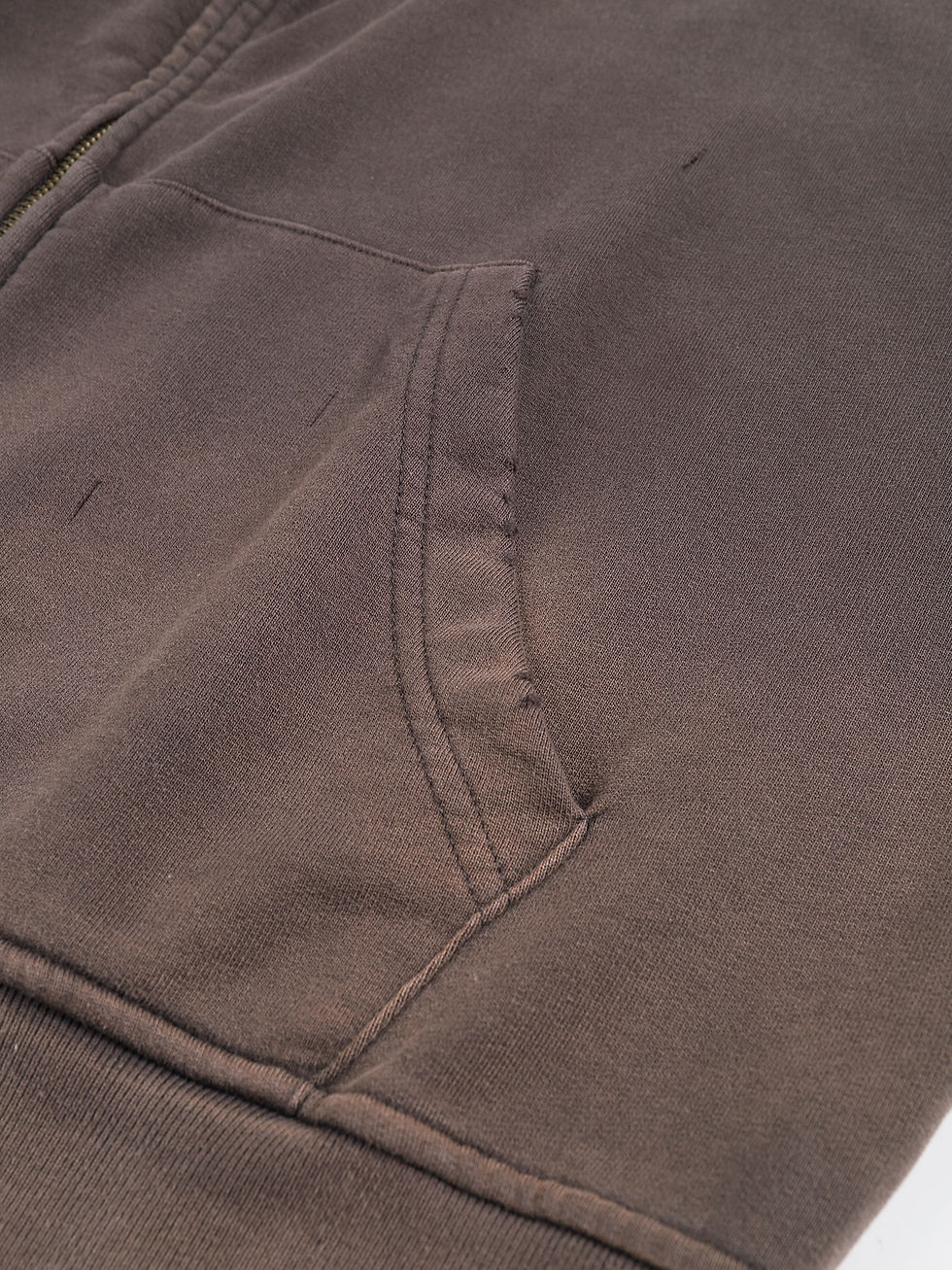 Thumbnail: Hand-Frayed Sunfade Zip Hoodie
