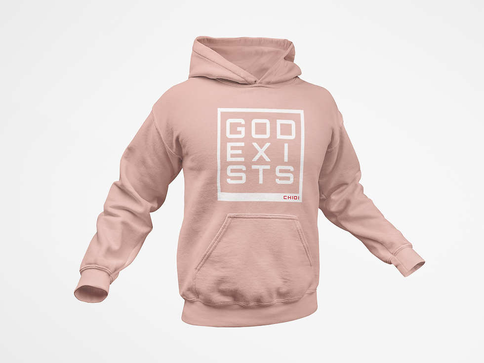 Thumbnail: GX Box Pullover Hoodie | Powder Pink /WHT - Print