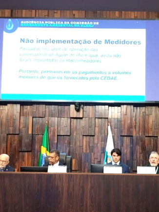 Audiência pública na Alerj destaca luta contra a abertura de capital da Cedae e comemora os 25 anos do Sintsama-RJ e da Companhia pública
