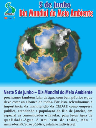 5 de junho - Dia Mundial do Meio Ambiente