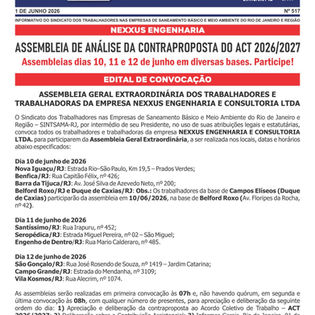 Assembleia da Nexxus Engenharia