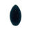 Thumbnail: Medium Black Wave Drop Blue Bristles 
