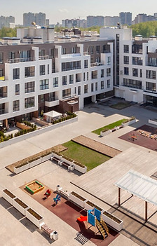 Mixed use apartment buildings