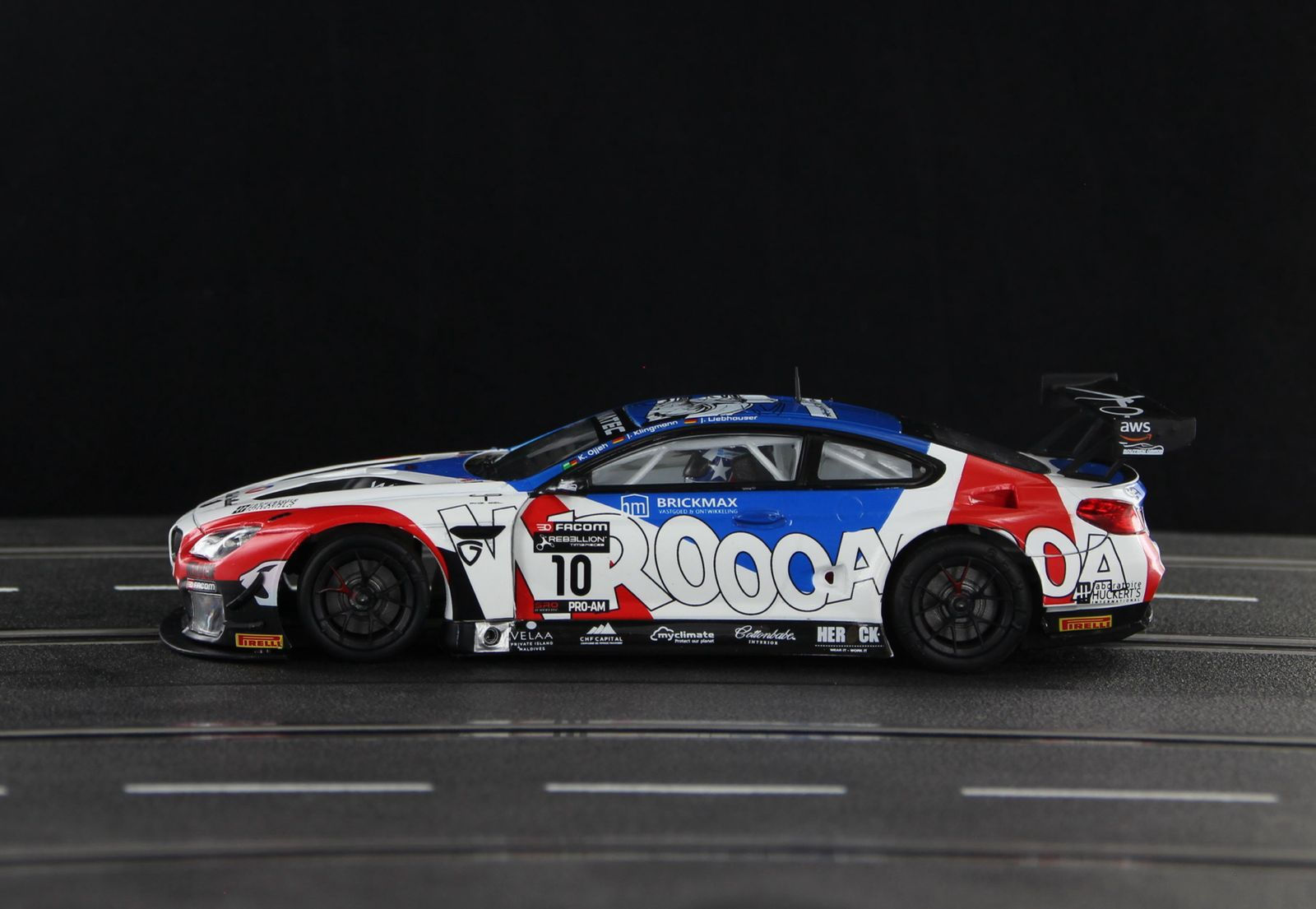 BMW M6 GT3 #10 Boutsen Ginion Racing 24h Spa 2021 RC-SWCAR03E Sideways