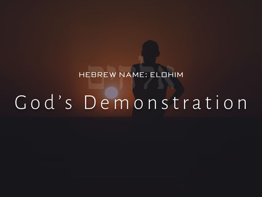 Day 24 - God's Demonstration