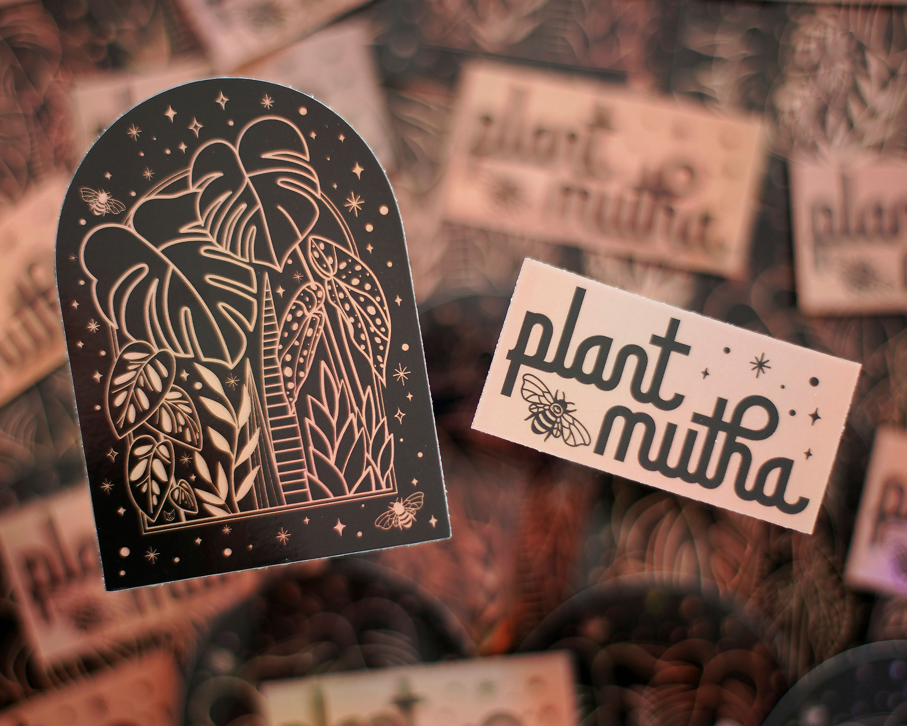 STICKER | HOLOGRAPHIC PLANT MUTHA SET