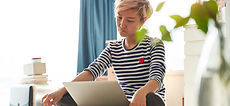Person on a laptop