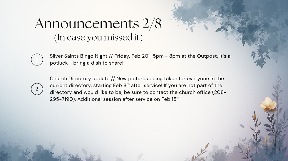 Website Announcements 2826