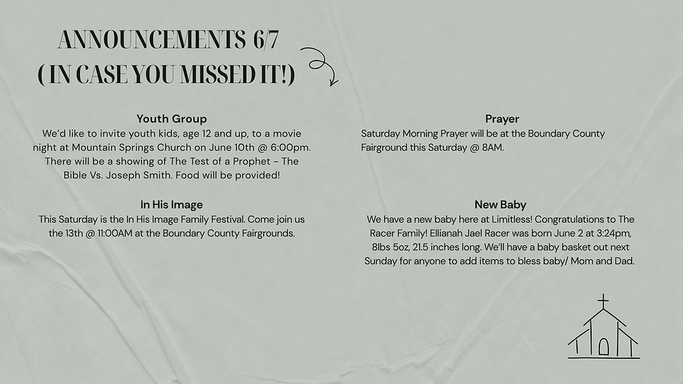 Announcements 06.07.2026 (1)