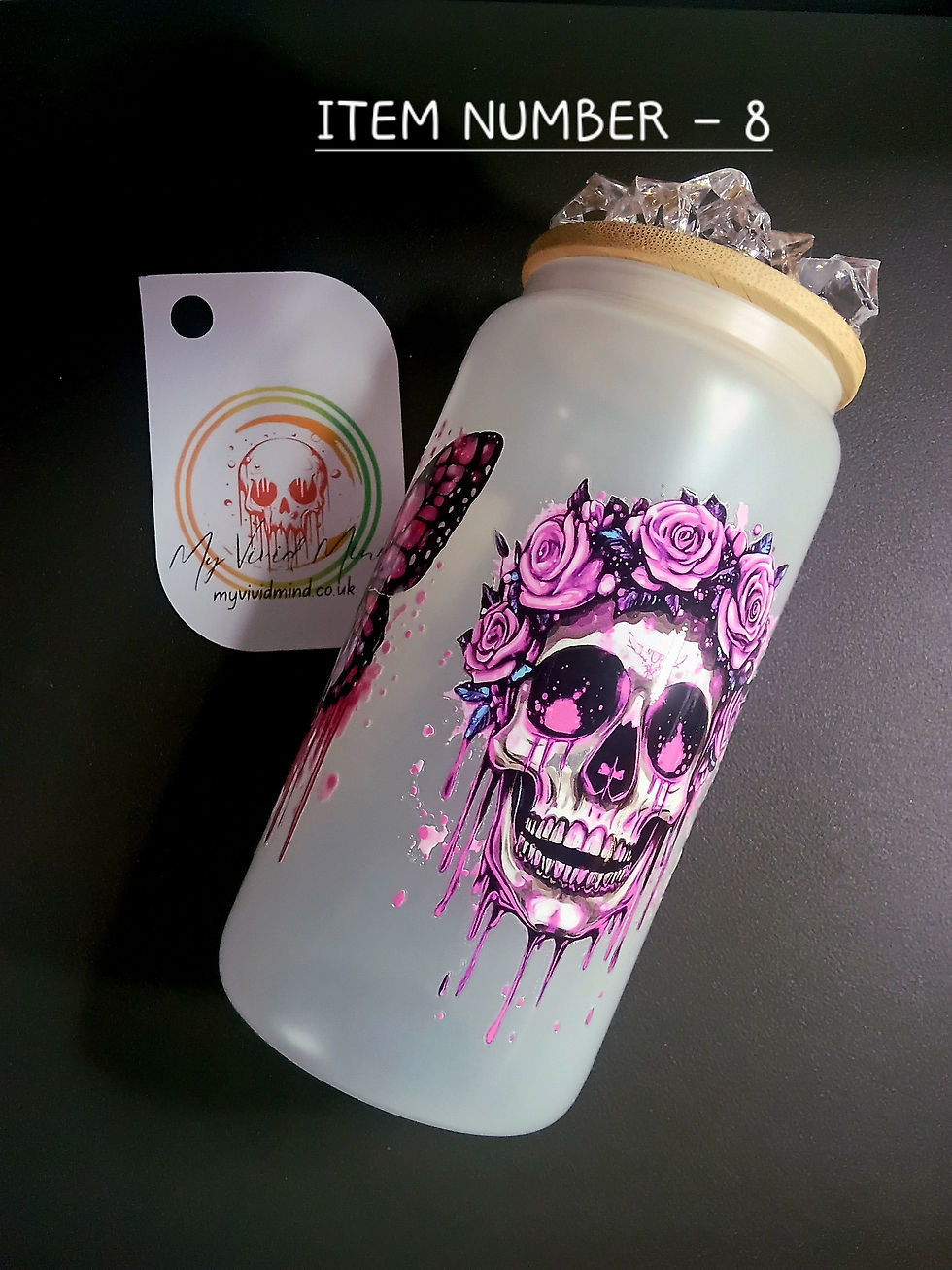 Thumbnail: Frosted Glass 16oz Tumblers (Last Ones)
