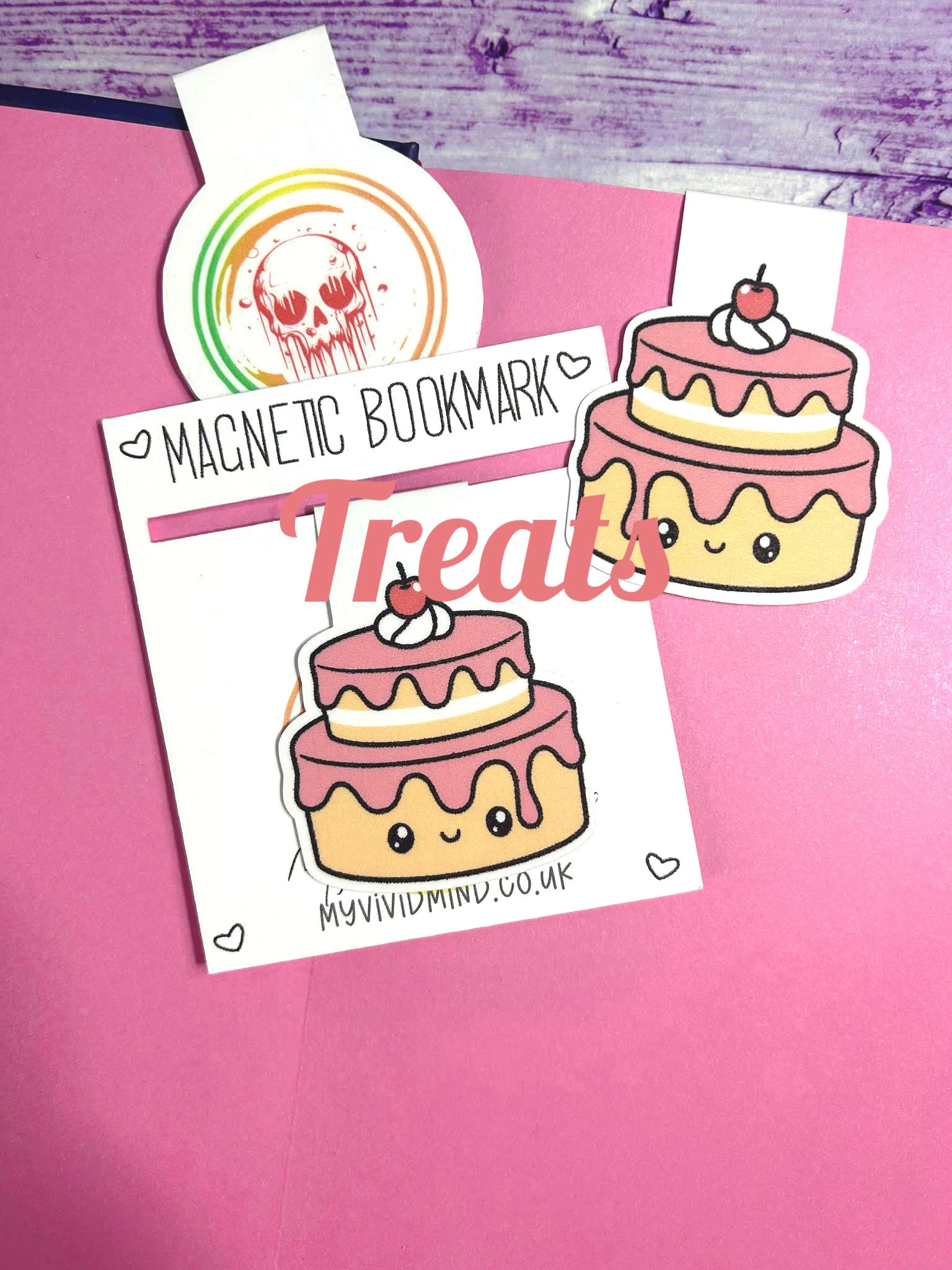 Magnetic Bookmarks- Treat Theme