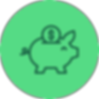 Ícone representação ilustrativa de um cofre de porquinho