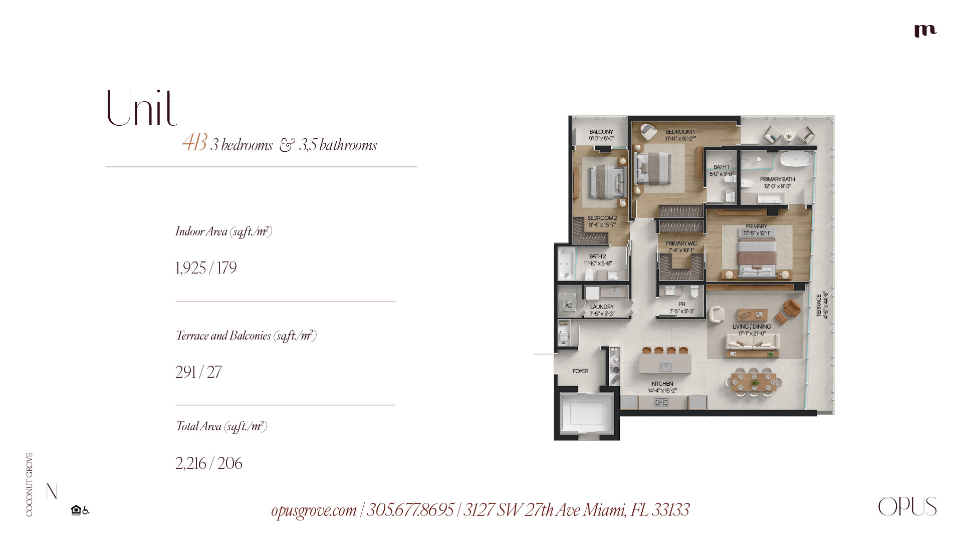 Unit 4B floor plan