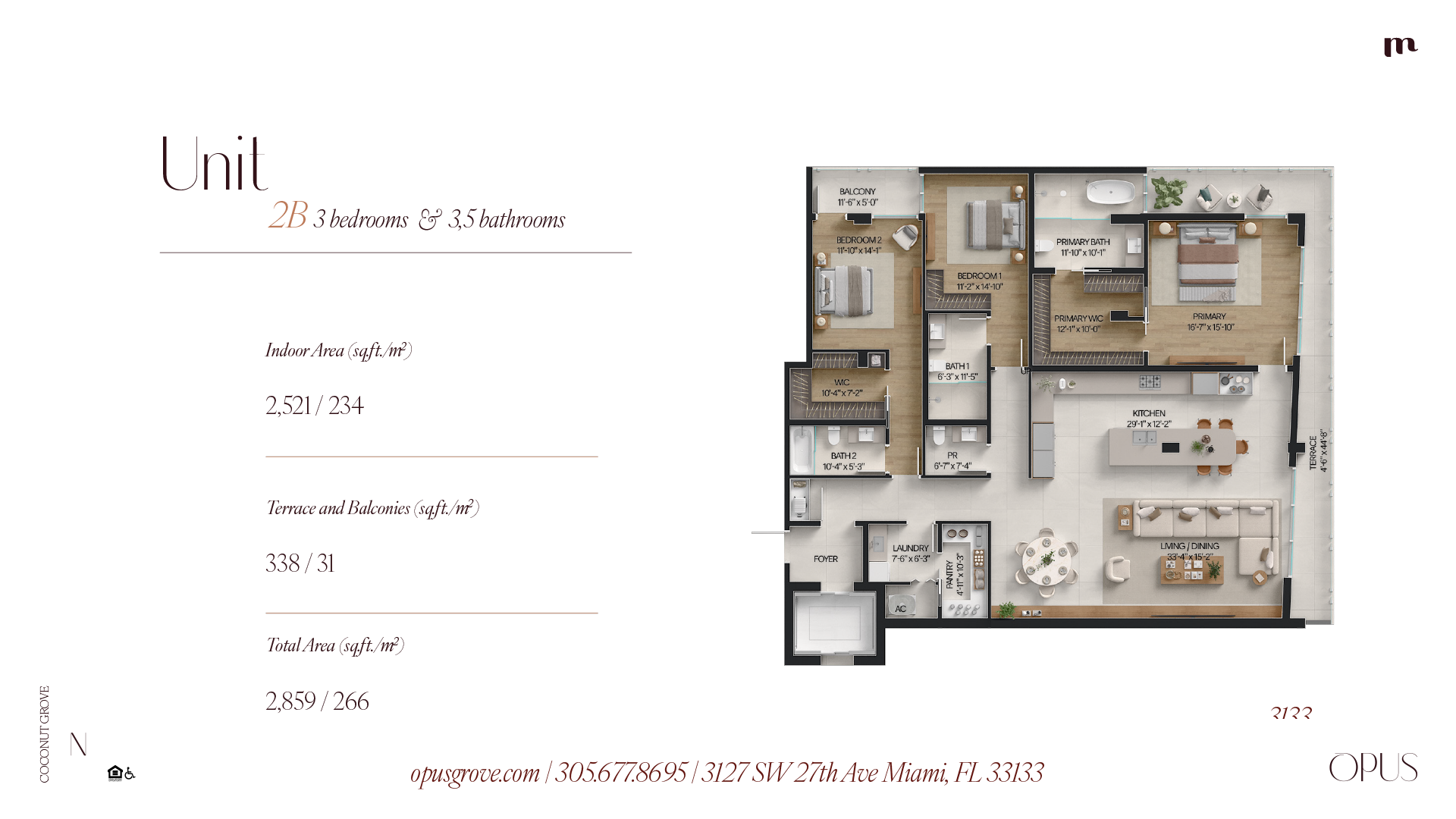 Unit 2B floor plan