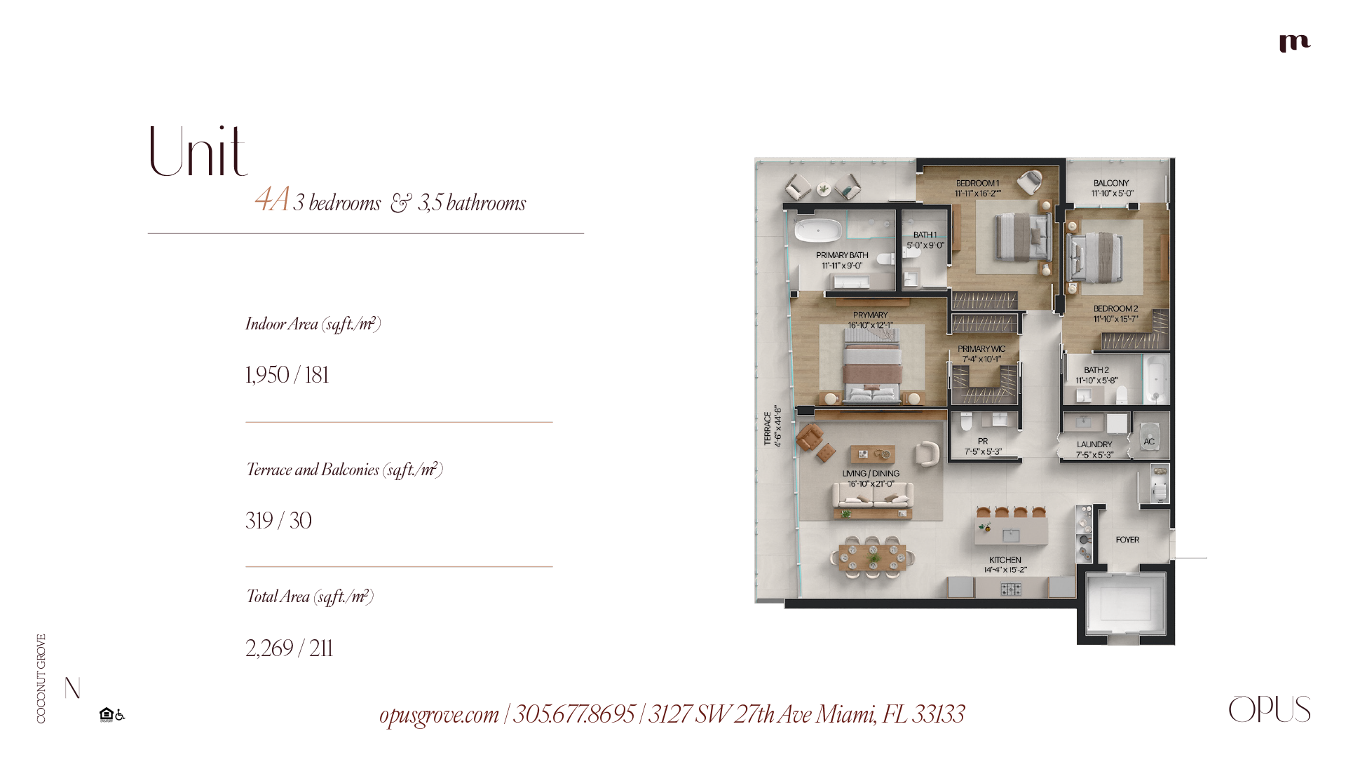 Unit 4A floor plan